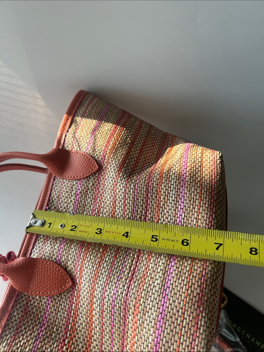 Longchamp Le Pliage Collection Basket Bag Rainbow - Picture 14 of 15